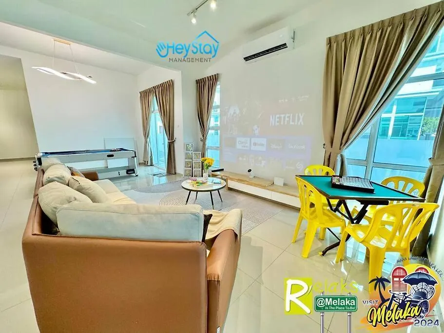 Villa Klebang Besar Cozy House 18Pax Karaok Pooltable 0*,  Malaisie