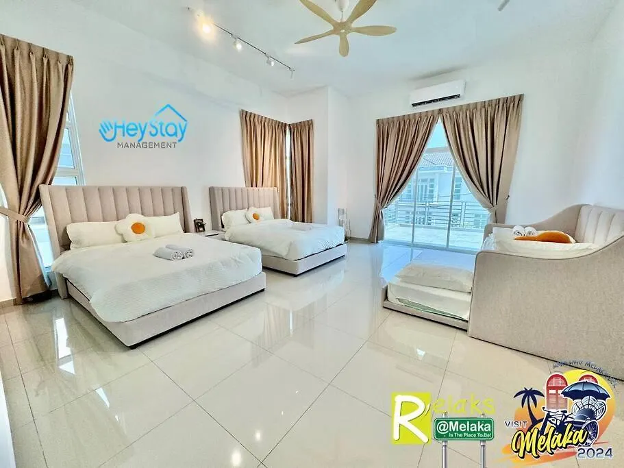 Villa Klebang Besar Cozy House 18Pax Karaok Pooltable 0*,